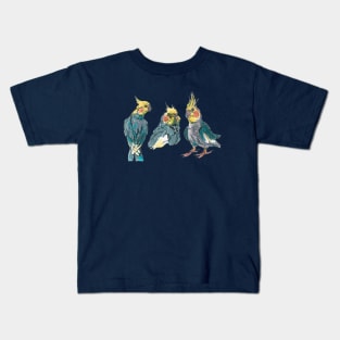 Moody birbs Kids T-Shirt